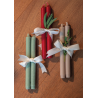 Lot de deux bougies TILLEUL coniques Rader