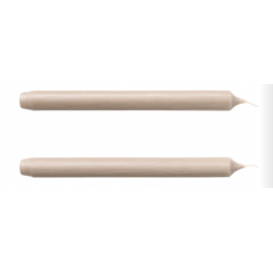 Lot de deux bougies GALET coniques Rader