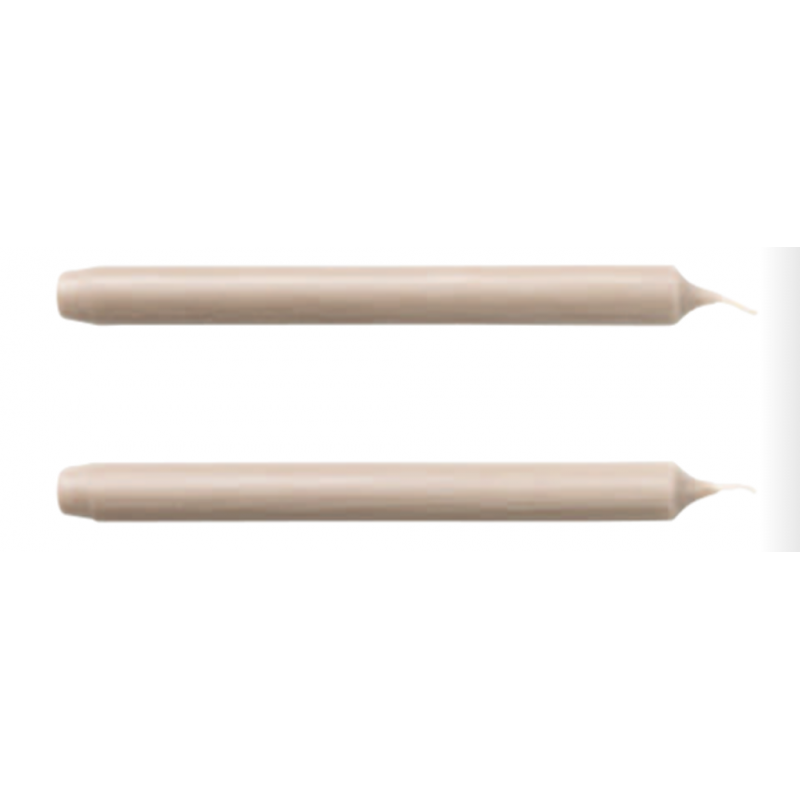 Lot de deux bougies GALET coniques Rader