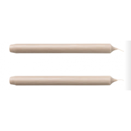 Lot de deux bougies GALET coniques Rader
