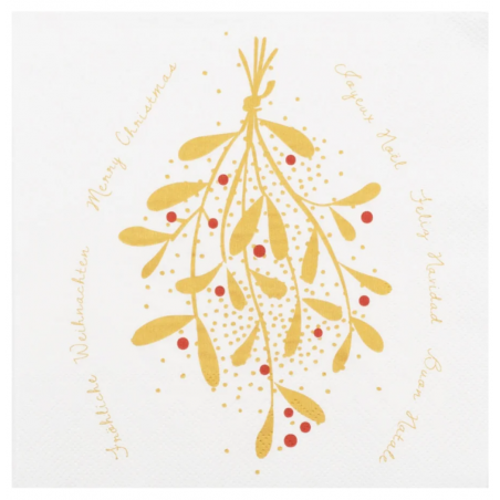 Serviette papier Couronne de gui Räder