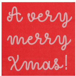 Serviette papier Joyeux Noël 2025 Räder