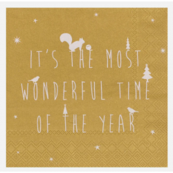 Serviette papier Ecureuil Noël 2025 Räder