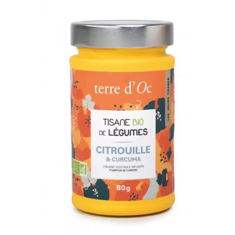 Tisane CITROUILLE & CURCUMA 100g Bio