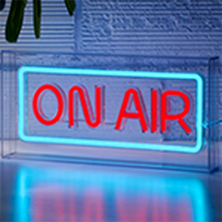 Led neon box ON AIR