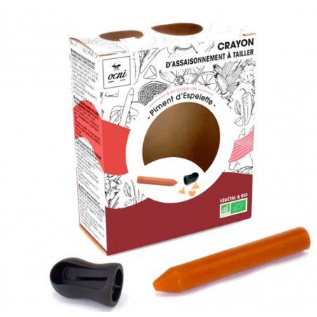 Coffret crayon piment d'Espelette OCNI