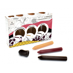 Coffret 3 crayons Truffe, balsamique/framboise, citron OCNI