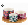 Plateau rond 3 raviers saveurs gourmandes DLP