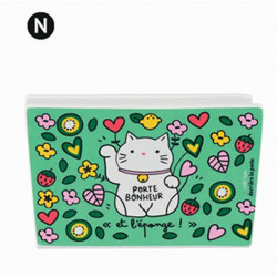 Porte éponge Chat bonheur DLP