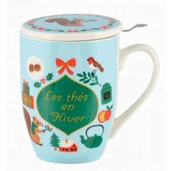 Tisanière + filtre les thés en hiver DLP