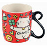 MUG Houba chat bonheur rouge