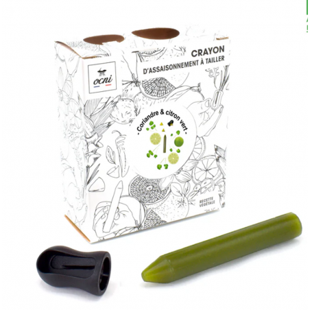 Coffret un crayon coriandre/citron vert OCNI