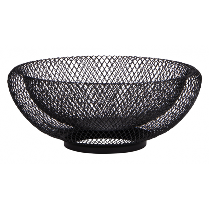 Coupe à fruit cosy noire 25cm Bastide