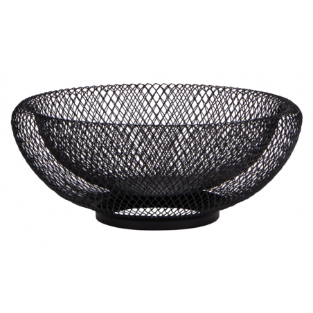 Coupe à fruit cosy noire 25cm Bastide