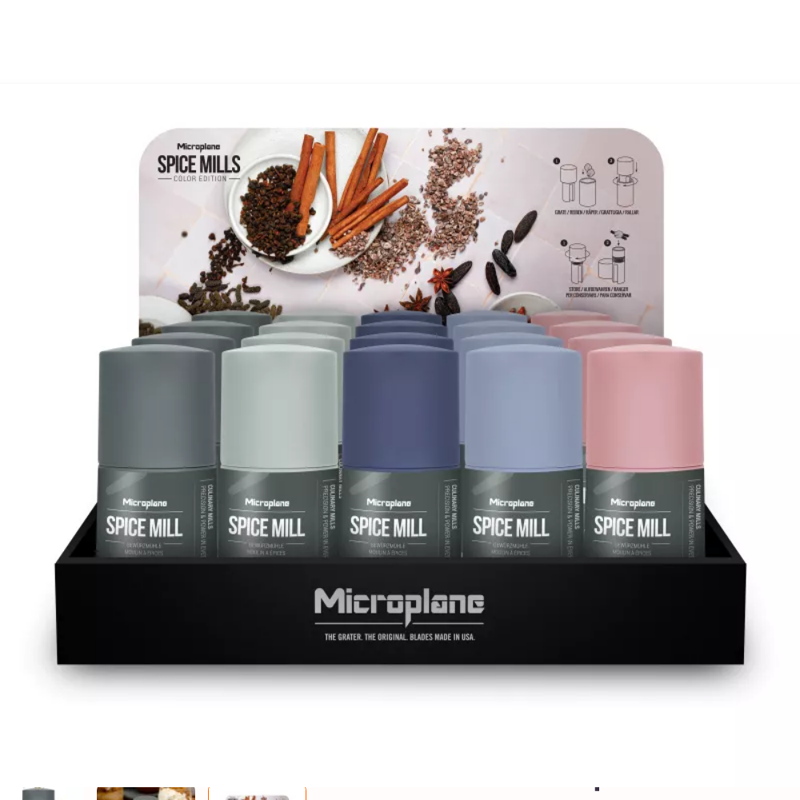 Moulin à épices coloris assortis MICROPLANE