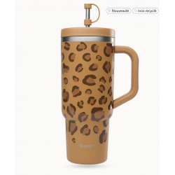 Travel cup isotherme inox Matt WILD CAMEL 900ml QWETCH