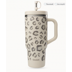 Travel cup isotherme inox Matt WILD SABLE 900ml QWETCH