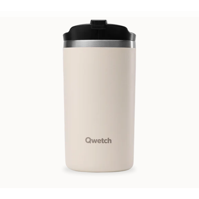 Travel mug Pastel sable 350 ml Qwetch
