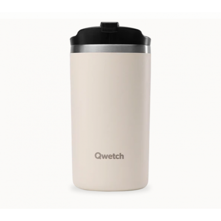 Travel mug Pastel sable 350 ml Qwetch