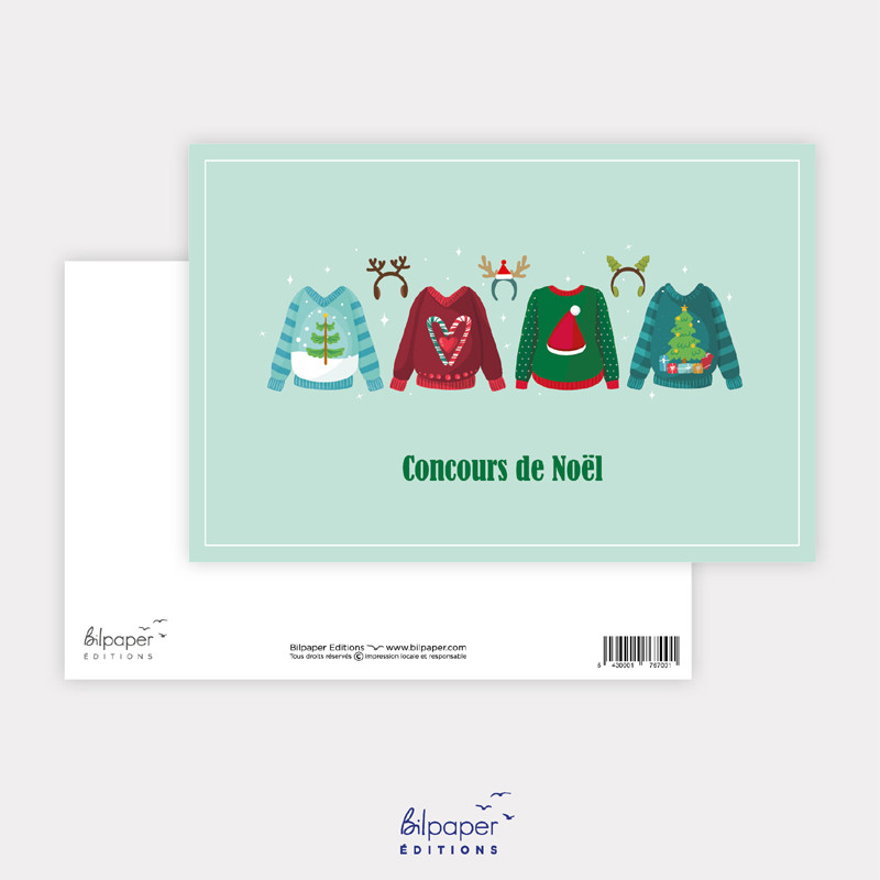 Carte concours de Noel