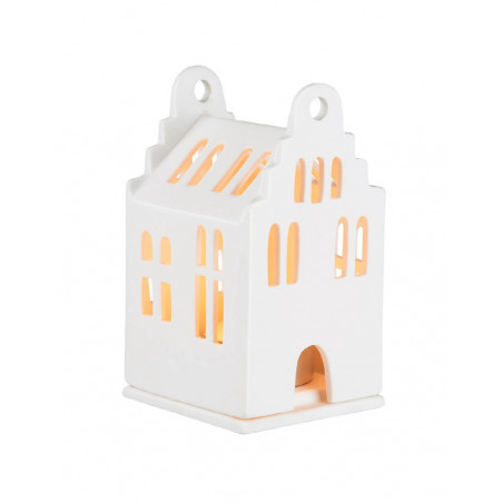 Räder maison haute en biscuit de porcelaine mat 6*6.5 *11cm