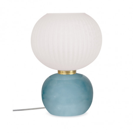 lampe Adonis gm bleu givre D25*H35 cm OPJET
