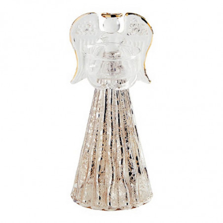 Ange porte-bougie GM en verre transparent