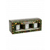 Coffret 3 bougies Champagne Rosé - Sapin - Thé au Coin du Feu 90g