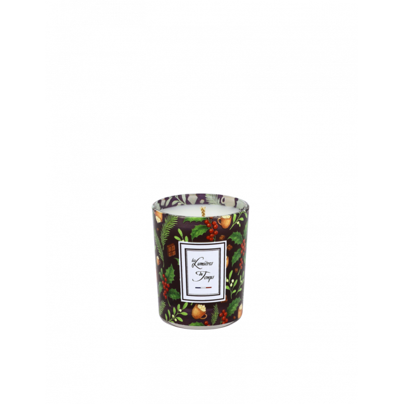 Bougie Noël 90g Chocolat Chaud