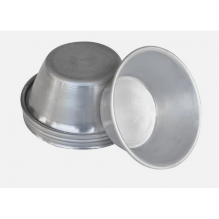 6 moules Pastéis de Nata 6.4*2.7cm alu Patisse