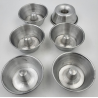 6 mini moules baba/savarin 7*3.8cm alu Pâtisse