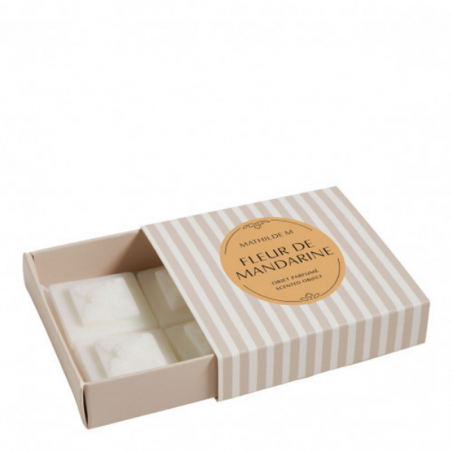 boite de 4 décors fondants Fleur de Mandarine