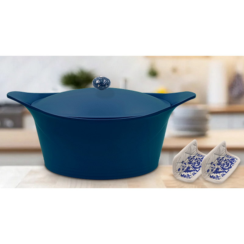 ma jolie cocotte bleue 28 cm COOKUT personnalisable