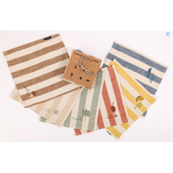 6 serviettes "Les beaux jours" 30*30 Sophie janière