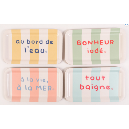 Plateau thermo Tout baigne 4 modèles 13*22 S. janière