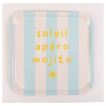 Plateau "Soleil, mojito" 30*30 Sophie janière
