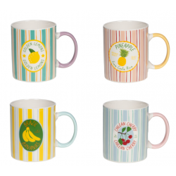 Coffret 4 mugs BAYA 34cl BASTIDE