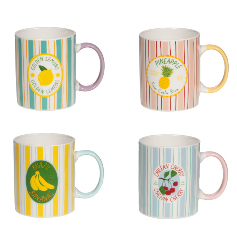 Coffret 4 mugs BAYA 34cl BASTIDE