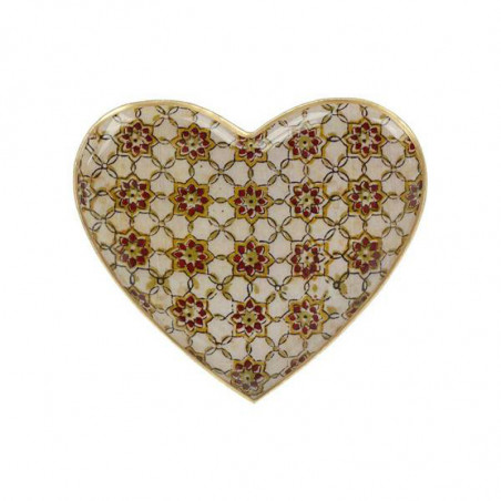 plateau coeur metal zellige