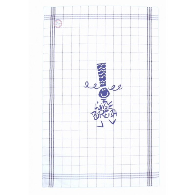 Torchon TRADI CARREAUX BLEU