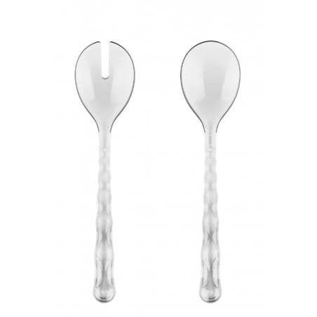 Couverts salade Vanity transparent Guzzini