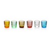 Lot de 6 verres Shot assortis Vanity Guzzini