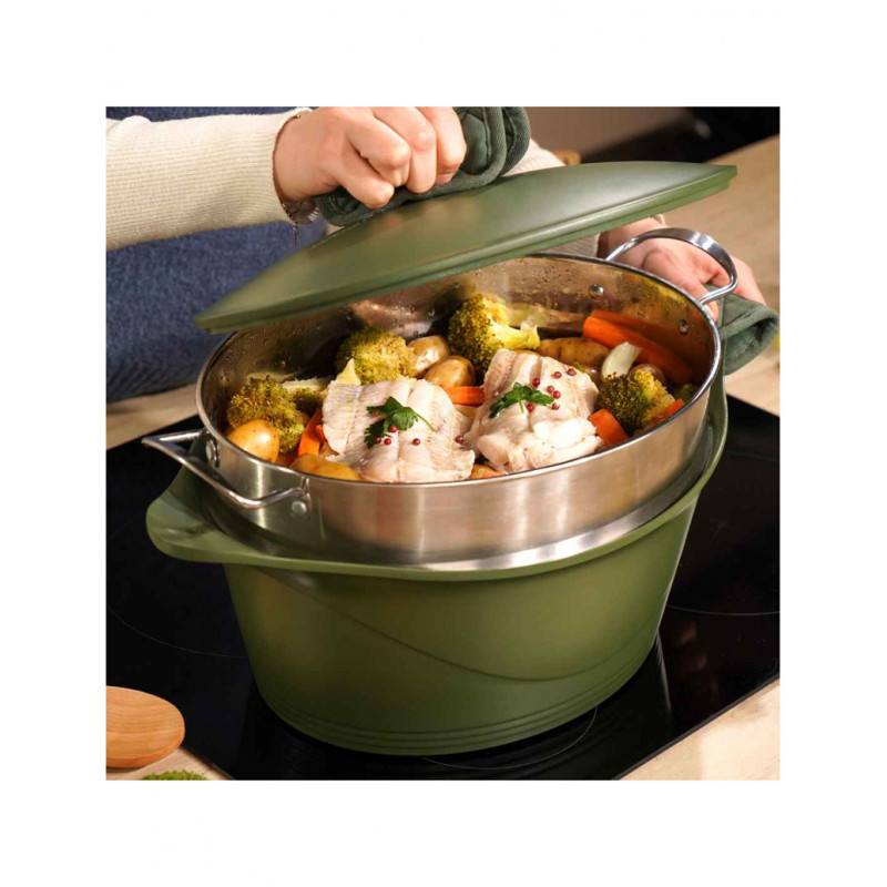 Panier vapeur inox pour cocotte 33 cm COOKUT