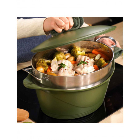 Panier vapeur inox pour cocotte 33 cm COOKUT