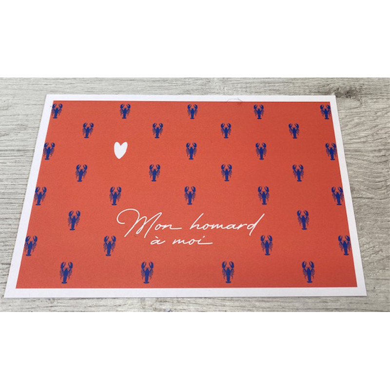 Carte mon homard à moi
