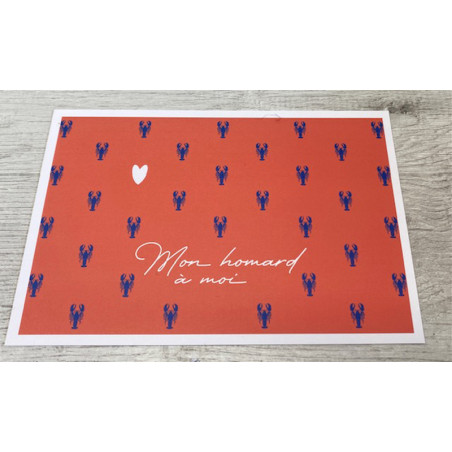 Carte mon homard à moi