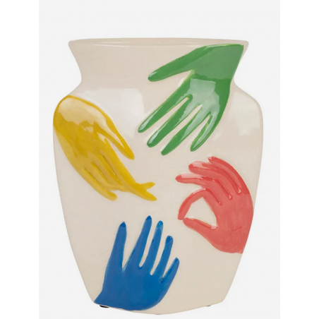 vase main visage arty 17*23