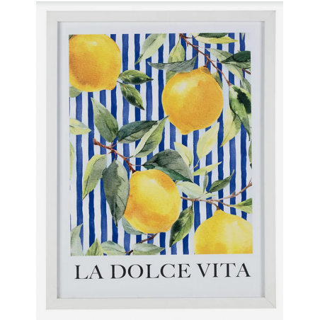 Cadre deco citron medi 32*42