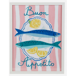 Cadre deco poisson gallery 32*42