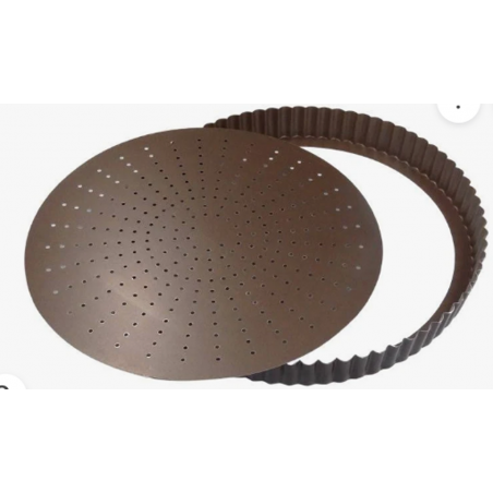 Tourtière perforée Ø 20cm fond amovible Gobel